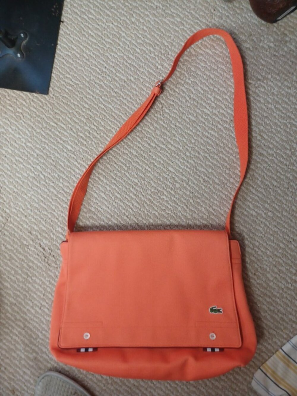 Lacoste Messenger Bag Medium Vintage